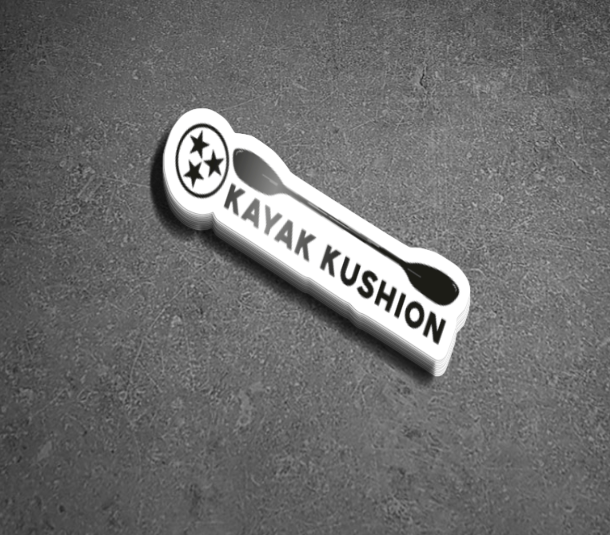Kayak Kushion Stickers