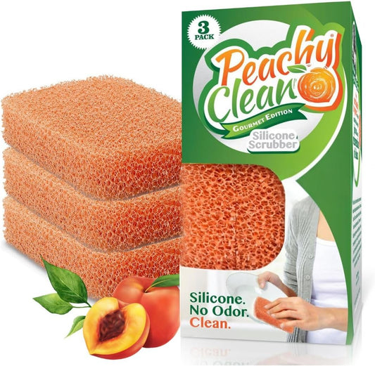 Peachy Clean Silicone Scrubber 3 Pack